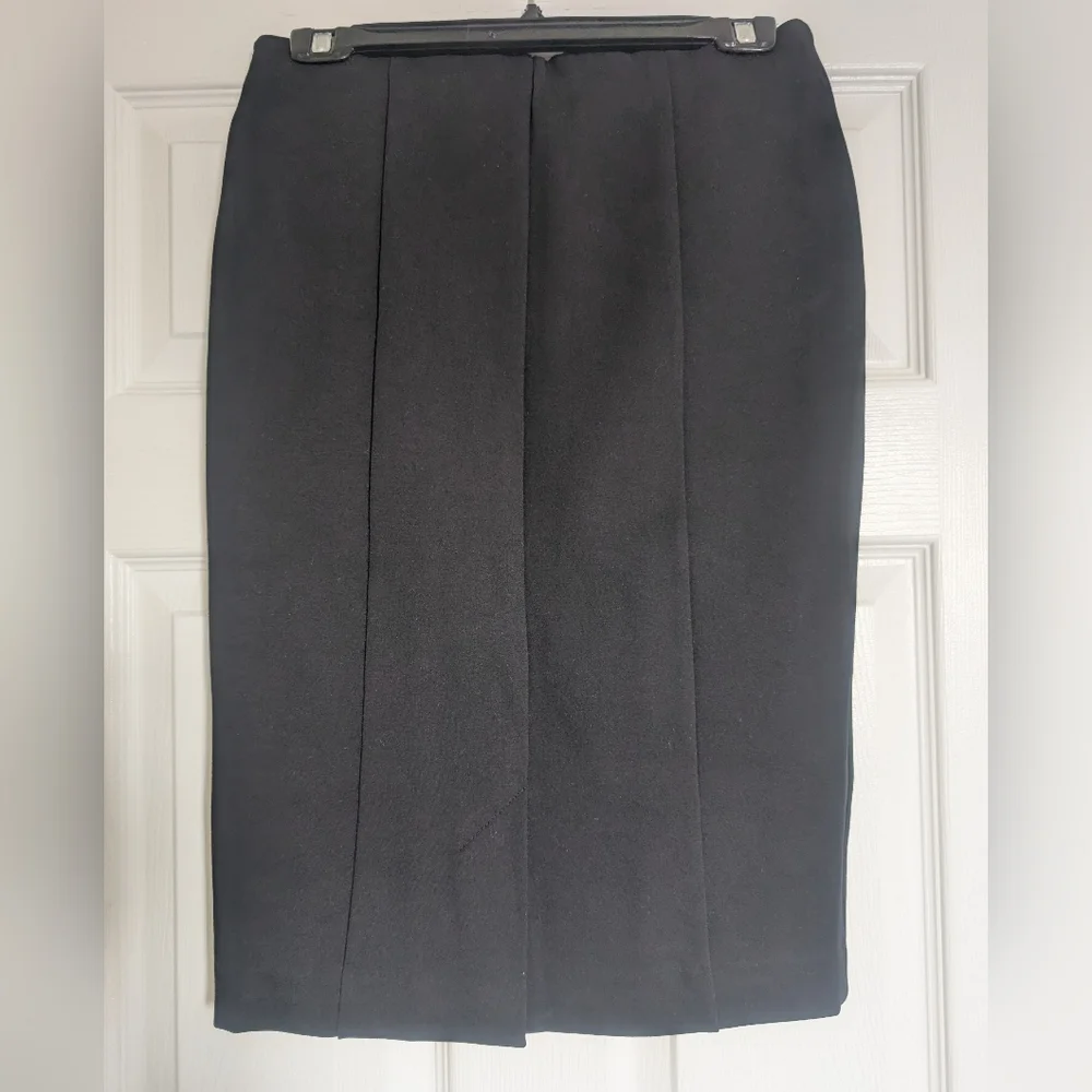 Le Chateau Black Lace-Up Pencil Skirt - Picture 2 of 11